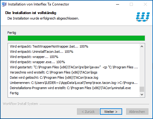 Installation TA Con 5 Installation TA Con 5